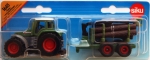 SIKU 1645 Traktor Fendt Vario z leśną przyczepą SIKU 1645 Traktor Fendt Vario z leśną przyczepą