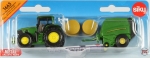 SIKU 1665 Traktor John Deere 7530 z prasą SIKU 1665 Traktor John Deere 7530 z prasą